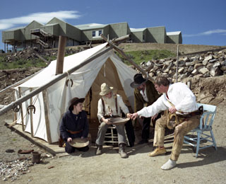Oregon Trail Museum mining camp